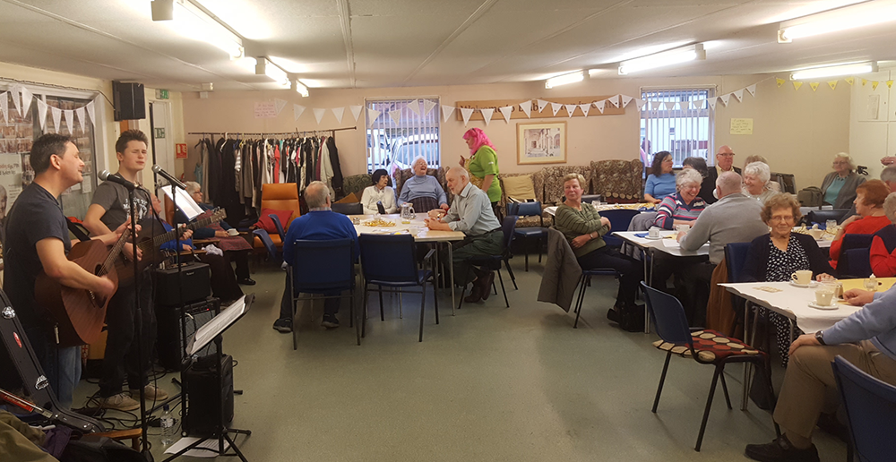 Afternoon tea at the Blaby Drop In Centre